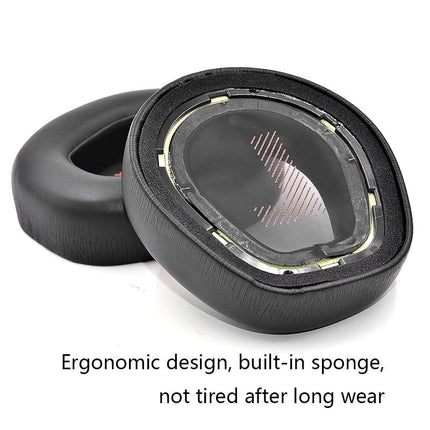 2-Pack Memory Foam Earmuffs For Jbl Quantum One Wireless - Black