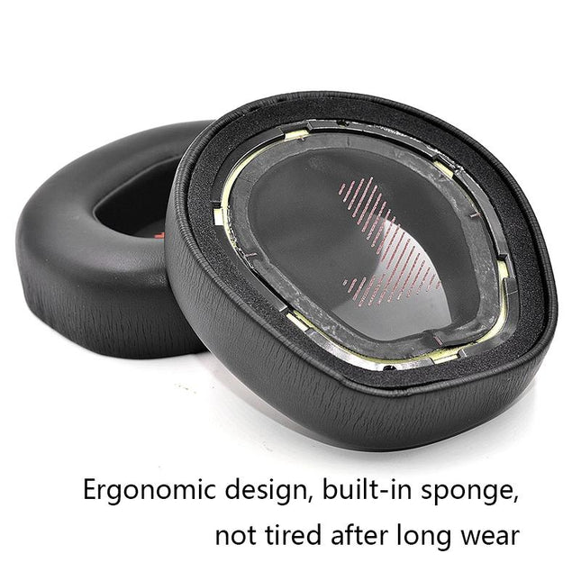 2-Pack Memory Foam Earmuffs For Jbl Quantum One Wireless - Black