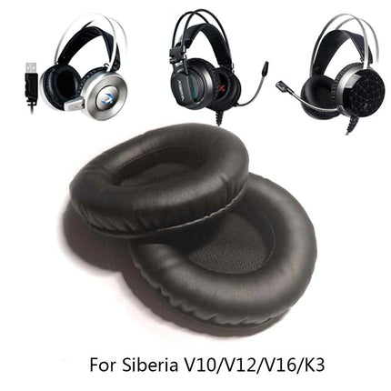 3-Pack Headset Sponge Covers For Xiberia V10 / V12 / V16 / K3 - Black