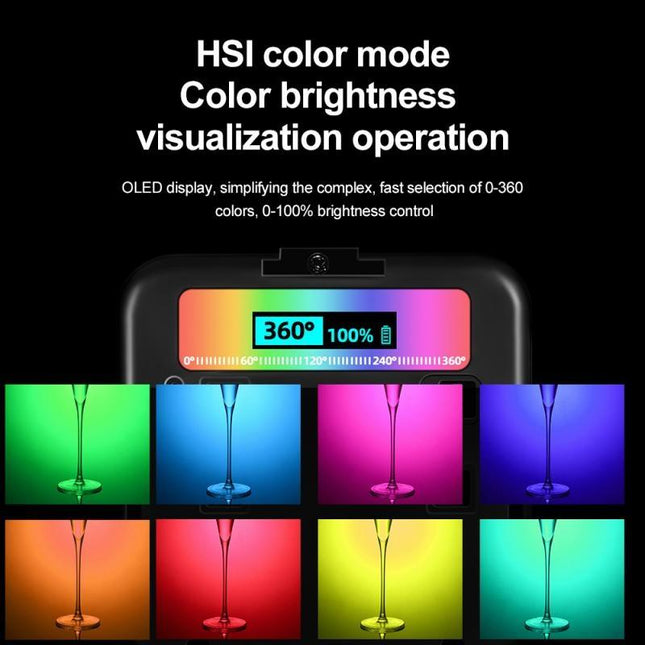 Portable Handheld Rgb Camera Fill Light For Night Photography