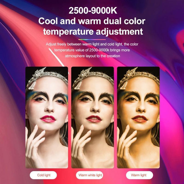 Portable Handheld Rgb Camera Fill Light For Night Photography