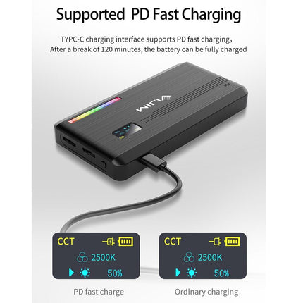 Hand-Held Rgb Fill Light For Portable Photography