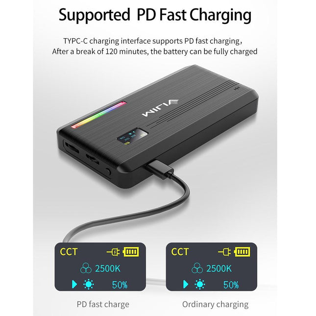 Hand-Held Rgb Fill Light For Portable Photography