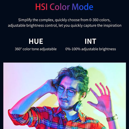 Hand-Held Rgb Fill Light For Portable Photography