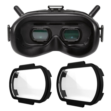2 Pcs Aspherical Myopia Lens For Dji Fpv Goggles V2 - 400 Degree