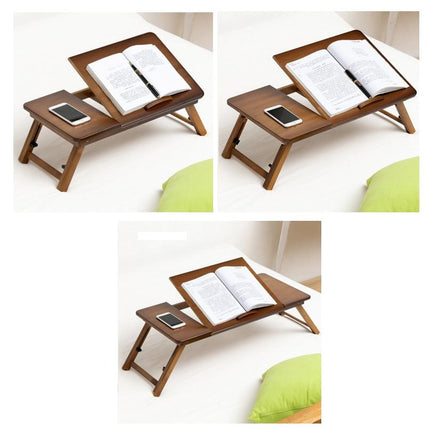 Adjustable Folding Laptop Desk For Dorm Or Study - Height And Space Saver