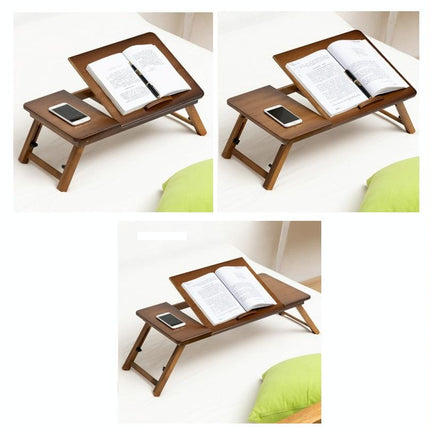 Adjustable Folding Laptop Desk For Dorm Or Study - Height And Space Saver