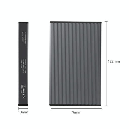 Portable 2.5 Sata Ssd Enclosure With Usb3.0 - Tool-Free