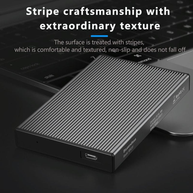 Portable 2.5 Sata Ssd Enclosure With Usb3.0 - Tool-Free