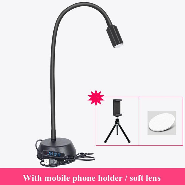 Adjustable Led Jewelry Table Lamp For Wenwan Diamond Jadeite Jade - Single Head