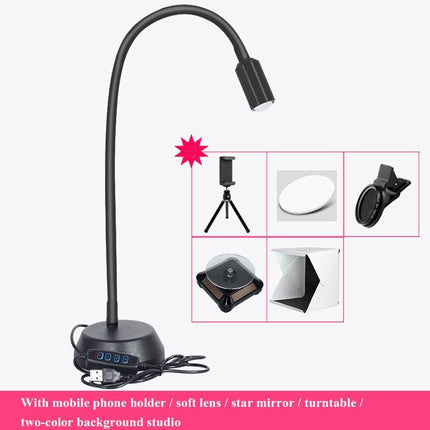 Adjustable Led Jewelry Table Lamp For Family Portraits