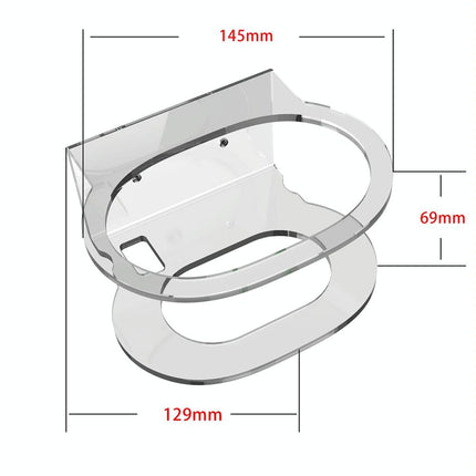 Pair Of Wall Mounts For Google Nest Audio - Clear White