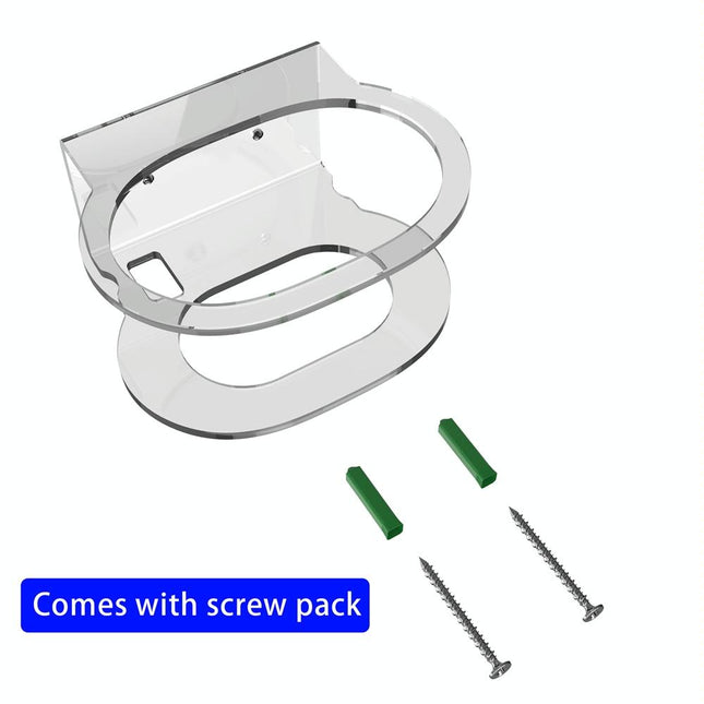 Pair Of Wall Mounts For Google Nest Audio - Clear White