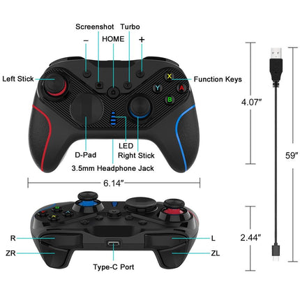 Wireless Multi-Platform Gamepad S818 - Universal Gaming Controller
