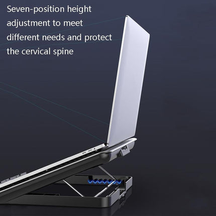 Space Silver Silent Laptop Cooler