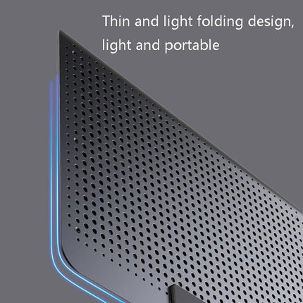 Space Silver Silent Laptop Cooler