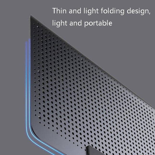 Space Silver Silent Laptop Cooler