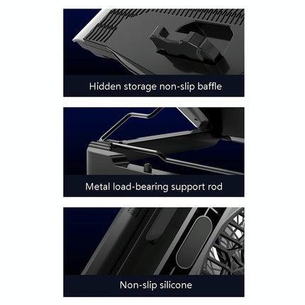 Efficient And Silent Usb Laptop Cooling Stand - N10