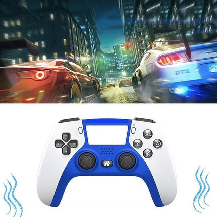 Wireless Dual-Vibration Gamepad For Ps4 With Bluetooth And Six-Axis Control Red