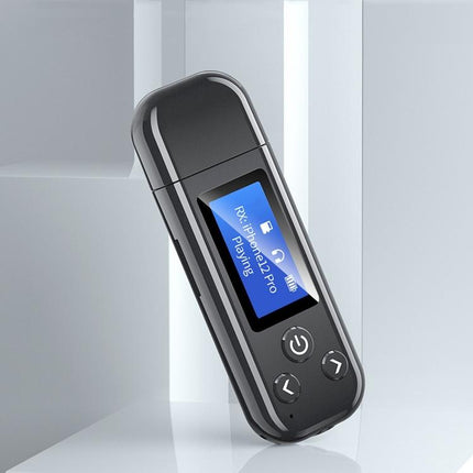 Lcd Bluetooth Audio Transmitter Receiver For Car Hands-Free