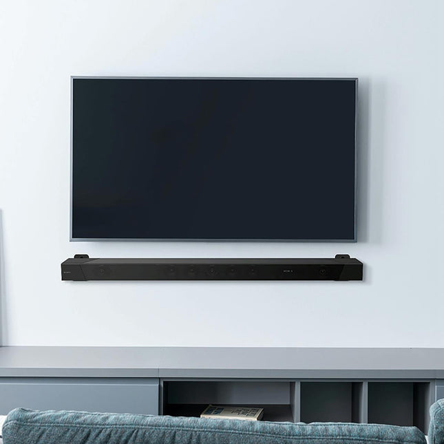 Non-Slip Wall Bracket For Long Strip Speakers - Black