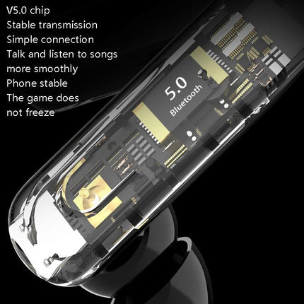 Bluetooth 5.1 Earhook Sport Headphone - Black