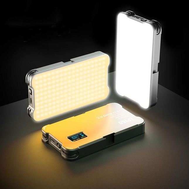 Portable Dual-Temperature Pocket Fill Light With 180 Leds For Mobile Photography