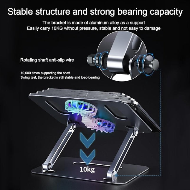 Portable Aluminum Laptop Stand - Foldable