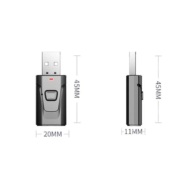 4-In-1 Bluetooth 5.0 Audio Adapter With Usb Transmit / Receive