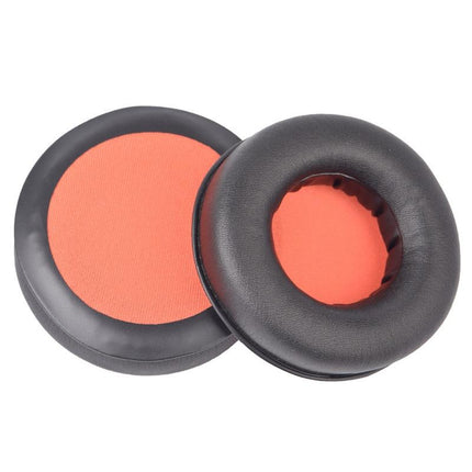 2-Pack Headset Sponge Earmuffs For Razer Kraken 7.1 V1 Pro - Black / Orange