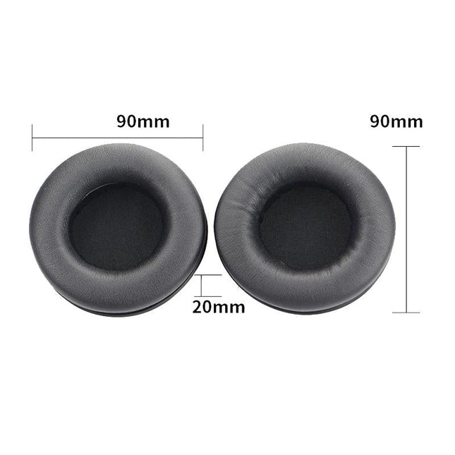 2-Pack Headset Sponge Earmuffs For Razer Kraken 7.1 V1 Pro - Black / Orange