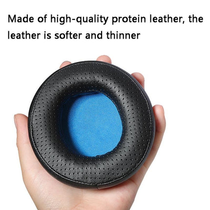 2-Pack Headset Sponge Earmuffs For Razer Kraken 7.1 V1 Pro - Black / Orange