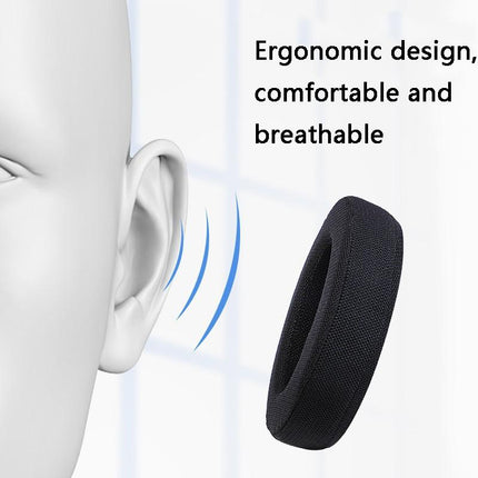 2-Pack Philips Shp9500 Headset Earmuffs - Black Mesh