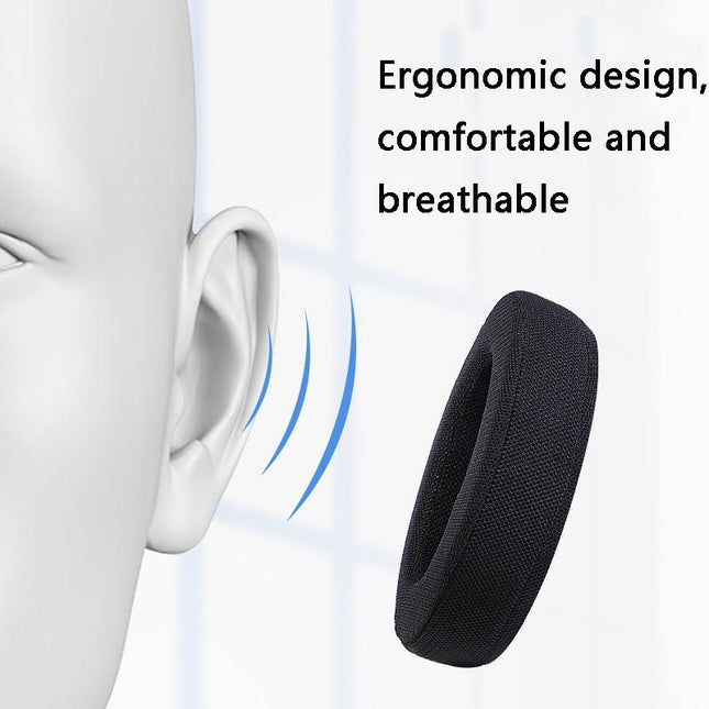 2-Pack Philips Shp9500 Headset Earmuffs - Black Mesh