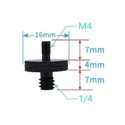 4-Piece M4 To 1 / 4 Screw Adapter Set