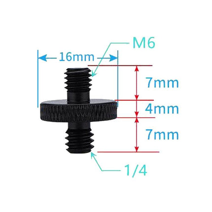 4-Piece A26 To M6 Male Screw Adapters