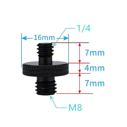 4-Piece A27 To M8 Male Screw Adapters