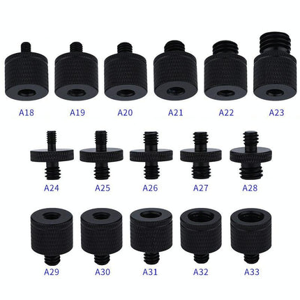 4-Piece A32 M8 To 1 / 4 Screw Adapter Set