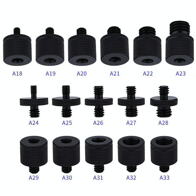 4-Piece A32 M8 To 1 / 4 Screw Adapter Set