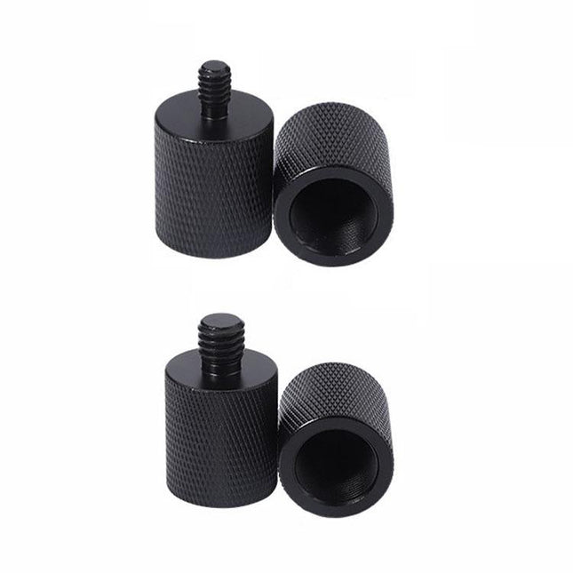 2-Pack Microphone Screw Adapters F10 5 / 8-27 Female To 3 / 8 Male