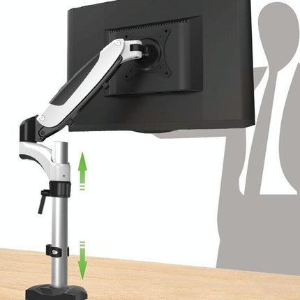 Adjustable Desktop Monitor Stand - Rotating