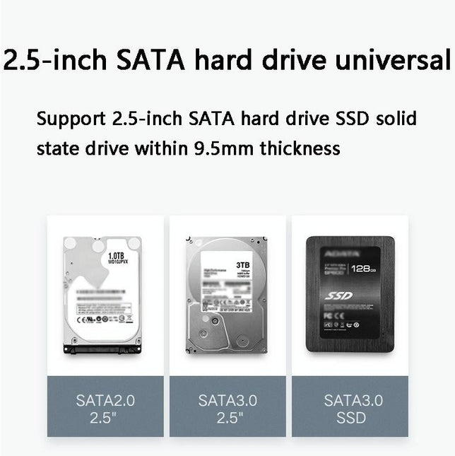 Protective Shell For 2.5 Usb3.1 Type-C Hard Drive
