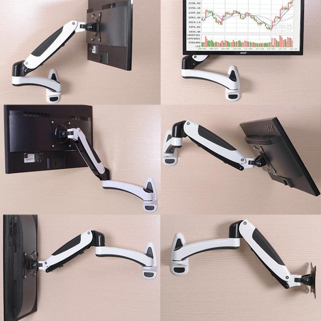 Gas Spring Wall-Mounted Monitor Stand - Factory Design