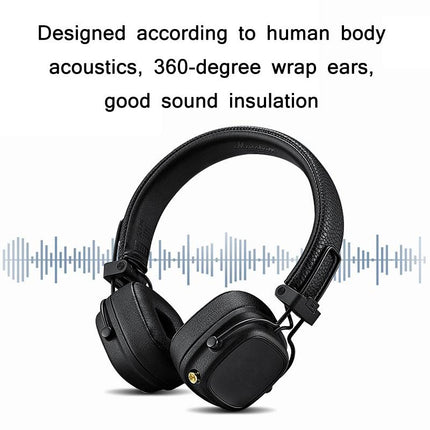 2-Pack Earphone Covers For Marshall Major Iv - Black Sponge