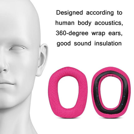 Pair Of Purple Sponge Headrest Pads For Logitech G435