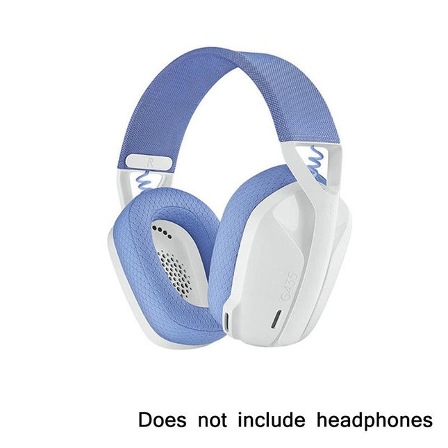 Blue Headbeam Earmuff Pads For Logitech G435 - 2 Pack