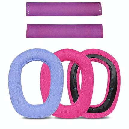 Blue Sponge Headrest Pads For Logitech G435 - Set Of 2