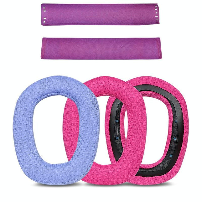 Blue Sponge Headrest Pads For Logitech G435 - Set Of 2