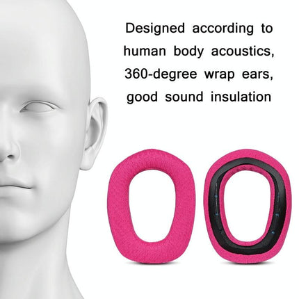 Blue Sponge Headrest Pads For Logitech G435 - Set Of 2