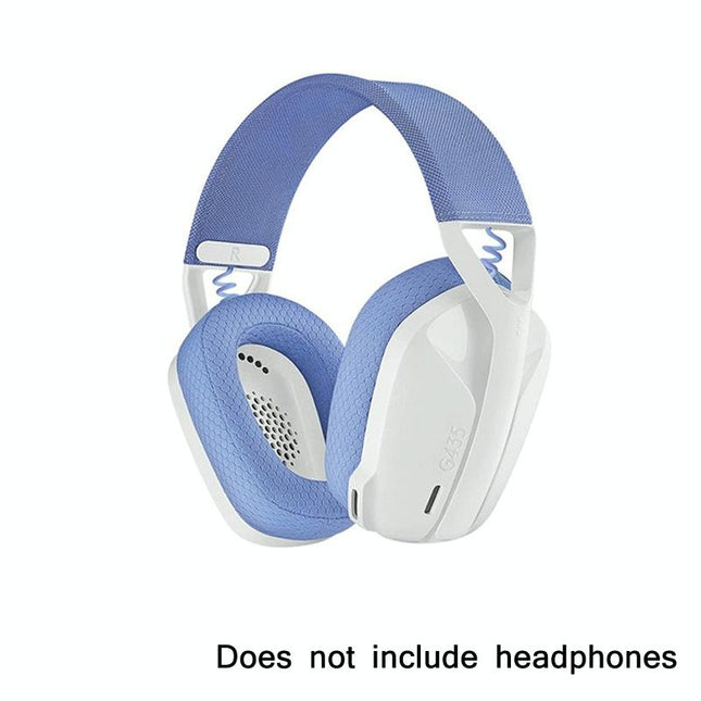 Blue Sponge Headrest Pads For Logitech G435 - Set Of 2